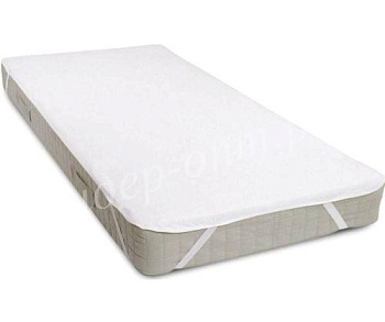 Наматрасник мулетон махровый на резинках 120х200 (полиэстер 100%) 