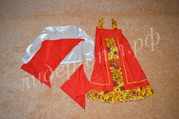 Детский костюм для танцев Матрешка 2