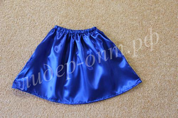 Детская атласная юбка