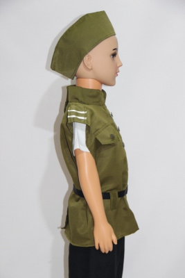 Детский костюм Солдат (жилет, ремень, пилотка)