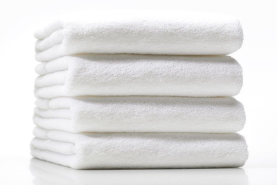 Полотенце махровое 50х70 Узбекистан, белое, 470 г