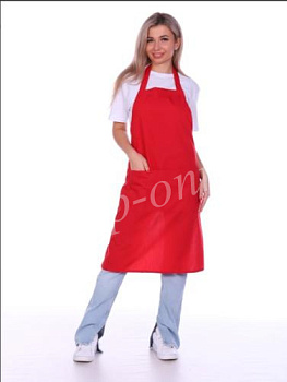 Фартук с грудкой бязь гладкокрашенный ГОСТ