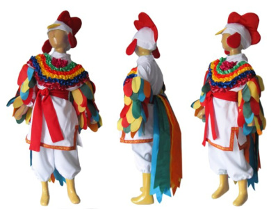 Детский карнавальный костюм Золотой петушок