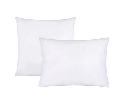 Подушка холлофайбер бязь отбеленная 40х60