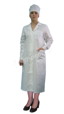 Халат медицинский женский бязь ГОСТ большой