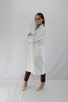 Халат медицинский женский бязь ГОСТ большой