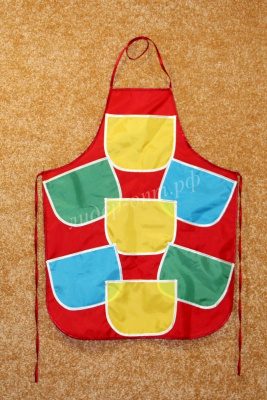 Фартук для творчества 7 карманов детский