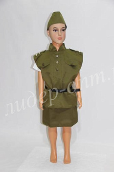 Детский костюм Солдат (девочка)