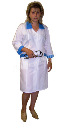 Халат медицинский женский тиси Ева