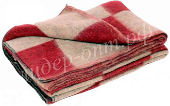 Полушерстяное одеяло 140х205 Шуя 500 г/м2