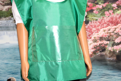 Детский жилет с прозрачным карманом