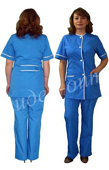 Женский брючный костюм медика большой