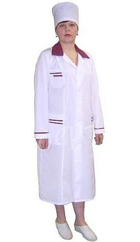 Халат медицинский женский тиси Яна