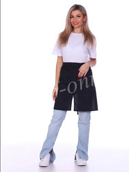 Фартук с поясом гладкокрашенный бязь ГОСТ