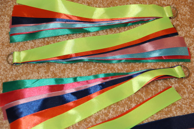 Султанчики на полукольцах 10 лент