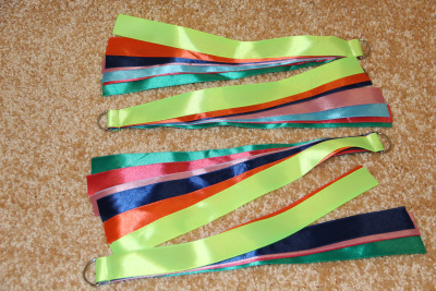 Султанчики на полукольцах 10 лент