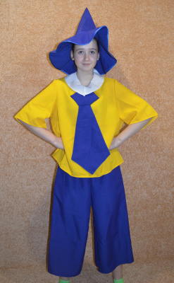 Взрослый карнавальный костюм Незнайка