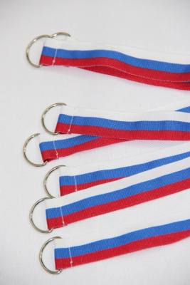 Лента Россия шир. 2,5 см на полукольце (2,5 м)