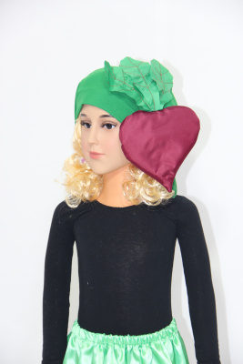 Детский берет Свекла