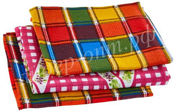 Полотенце набивное вафельное 50х90