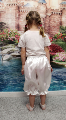 Детские атласные шаровары для танцев