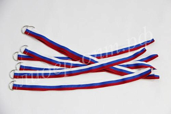 Лента Россия шир. 2,5 см на полукольце (2,5 м)