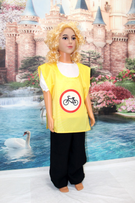 Жилет ПДД Движение на велосипедах запрещено