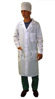 Халат медицинский мужской бязь ГОСТ большой