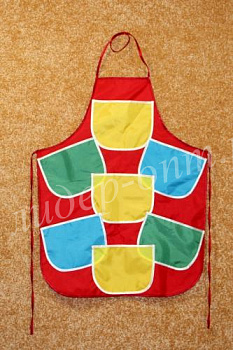 Фартук для творчества 7 карманов детский