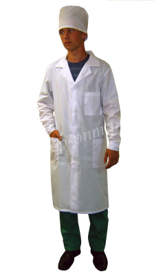 Халат медицинский мужской бязь ГОСТ