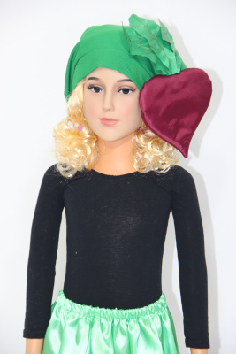 Детский берет Свекла