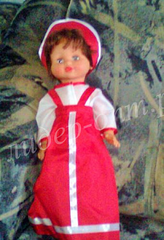 Русский народный костюм для куклы "Россияночка Аленушка"