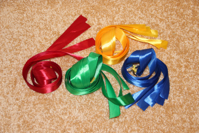 Лента гимнастическая 0,6 м на полукольце