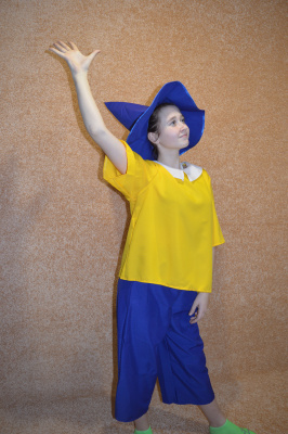 Взрослый карнавальный костюм Незнайка