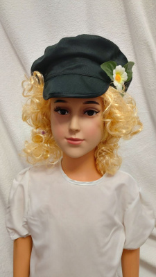 Детский картуз с цветком