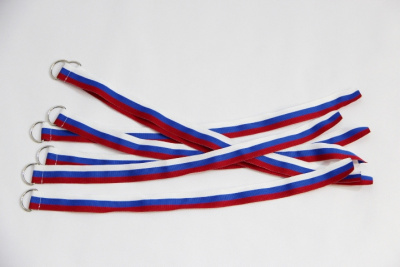 Лента Россия шир. 2,5 см на полукольце (2,5 м)